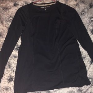 Black long sleeve Tommy Hilfiger sport shirt.